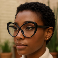 2025 Vogue multicolore oeil de chat lunettes femmes Chic couleur bonbon décor lunettes tendance bleu lumière bloquant ordinateur optique cadres