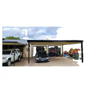Prima Factory Supplier Customized Size Canopy Aluminium Roof Carports Aluminum Garages Waterproof Canopies