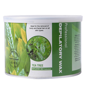 Pot <span class=keywords><strong>de</strong></span> cire dépilatoire douce 400g imprimé sur mesure pour le visage, pour usage professionnel en salon et à domicile, OEM ODM - Product Image 5