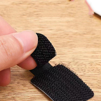 Attache-câble auto-adhésif en nylon élastique, écologique, coloré et personnalisable, résistant à la chaleur, avec dos adhésif
