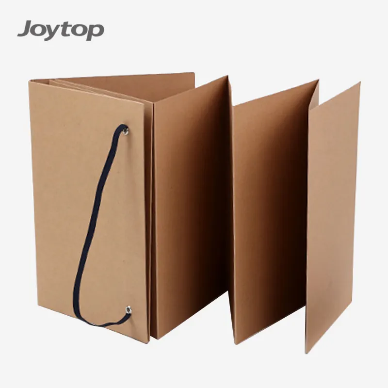 Joytop all'ingrosso Kraft Paper Paste Album Hand Ledger fisarmonica creativo pieghevole Album fai da te con fascia elastica