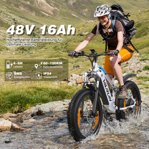 Bicicleta Eléctrica de Montaña con Llantas Gruesas de 26 Pulgadas, 250w, 120 km de Autonomía, Doble Suspensión, Disponible en Almacén de la UE/Reino Unido, Entrega Rápida de 3 a 7 Días, S26-1 - Product Image 3