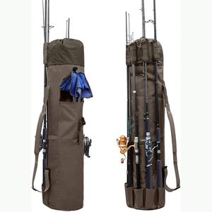 Free sample Fishing Pole Bag,Durable Folding Oxford Fabric Fishing Tackle <b>Carry</b> <b>Case</b> Bag Multifunction Large Capacity - Product Image 6