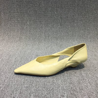 Chaussures à talons chaton pointus tendance pour femmes 2026, en cuir microfibre D'Orsay, escarpins pour femme de bureau, support OEM ODM usine