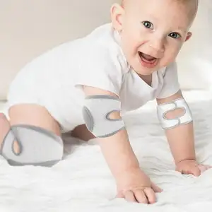 बच्चों बेबी घुटने पैड रक्षक नरम घिरना टेरी गैर पर्ची वितरण सुरक्षा क्रॉलिंग अच्छी तरह से बच्चे के लिए घुटने पैड बच्चे