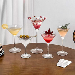 แก้วคริสตัลไร้สารตะกั่ว150มล. แก้วไวน์แชมเปญทรงกรวยมาร์ตินี่ - Product Image 5