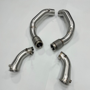 OEM Straight Reducing Exhaust Downpipes for BMW F90 M5 S63B44B 4.4T 2018-2021 304 Stainless Steel 2.99\"-3.5\" F90 M5 Exhaust - Product Image 4