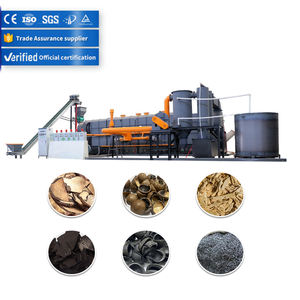 Horno de Carbonización Continua Industrial Adecuado para la Fibra de Mesocarpa de Palma, Reciclaje Sostenible de Residuos, Maquinaria para la Producción de Carbón Vegetal - Product Image 1