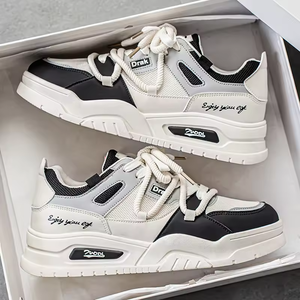 Zapatillas Deportivas de Moda, Transpirables, Casuales, Ligeras, con Diseño de Plataforma, para Hombre, para Caminar, Patinar - Product Image 5