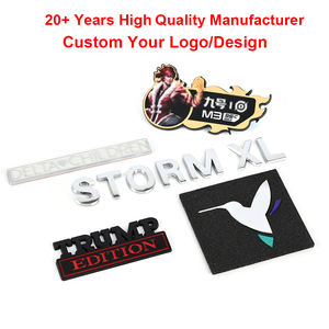 สติกเกอร์ตัวอักษรโครเมียม ABS แบบกำหนดเองจากผู้ผลิต โลโก้รถยนต์ ป้ายชื่อแบบนูน 3 มิติ ป้องกันรังสียูวี กาวสองหน้า สำหรับ<span class=keywords><strong>รถ</strong></span>แข่งและรถสปอร์ต - Product Image 2