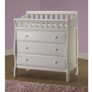 Cambiador de Bebé Moderno de Madera con 3 Cajones y Almacenamiento, Mueble de Dormitorio Inteligente y Elegante - Product Image 4