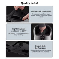 Appareil de massage des pieds entièrement automatique pour usage domestique, avec pétrissage, ions négatifs et airbag, masseur de pieds enveloppant intégralement