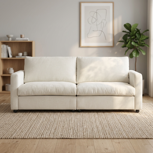 Ensemble de canapés modulaires de luxe modernes, amovibles et lavables, pour salon - Product Image 1