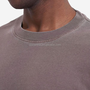 Vente en gros de sweatshirt de luxe à logo personnalisé de haute qualité Col rond épais en coton de qualité supérieure pour hommes sweatshirts en éponge française lavés à l'acide - Product Image 5