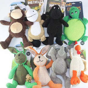 Various Animal Squeaky Dog Stuffed Toy <b>Large</b> Dog <b>Plush</b> Toys Durable Eco-Friendly <b>Plush</b> Squeaky Dog Toy - Product Image 1