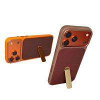 Coque de téléphone en TPU et PC avec motif tissé 3D intégral, protection anti-chute, chargement magnétique et support, pour iPhone 17, 17 Pro, 17 Pro Max, Air