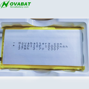 High Power <strong>10000mAh</strong> 37Wh 3.7V <strong>LiPo</strong> <strong>Battery</strong> LP1260110 3.7V Li-Polymer Rechargeable Digital Product for Laptop Use - Product Image 2