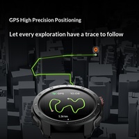 Montre connectée de sport en plein air GTX2, écran TFT, silicone, positionnement GPS haute précision, étanche, moniteur de fréquence cardiaque, tracker de fitness