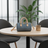 Nouveau Sac Bandoulière Cylindrique Femme Style Western 2026 – Tendance Transfrontalière, Polyvalent et Portable