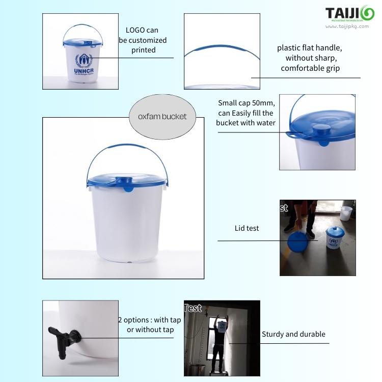 Oxfam 14L Buckets - Tex-n-Trade UK Limited