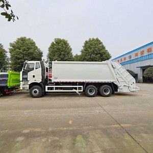 Camion à ordures compacteur FAW 6X4 20CBM, camion à ordures de type compression lourd à vendre - Product Image 2