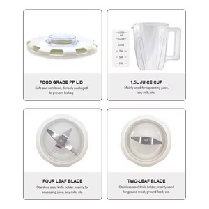 Máquina licuadora 2025 Compra personal multifuncional para batidos <span class=keywords><strong>de</strong></span> café y batidos <span class=keywords><strong>de</strong></span> <span class=keywords><strong>hielo</strong></span> Máquina mezcladora 250W Mezclador Chopper Blender - Product Image 5