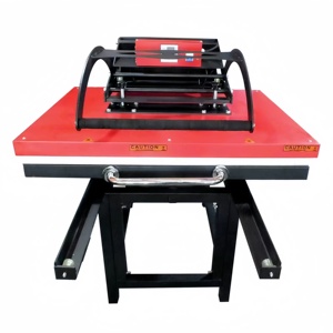 Presse à chaud industrielle 80x100cm, <span class=keywords><strong>machine</strong></span> de sublimation grand format pour textiles et vêtements, équipement d'impression par transfert manuel - Product Image 2