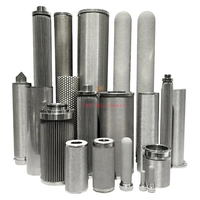 Capuchon filtrant en tissu métallique pour filtration de cocktails, filtre à tube en acier inoxydable 304/316 personnalisé, tamis, cartouche filtrante