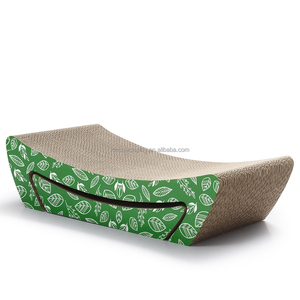Griffoir à chat à double <span class=keywords><strong>action</strong></span> Tapis à gratter en carton pour chats d'intérieur avec griffoir à chat de luxe - Product Image 6