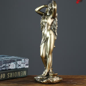 手描き樹脂製アフロディーテ女神像 - ギリシャ・ローマ神話のヴィーナス彫刻 カスタムブロンズ像 - Product Image 5