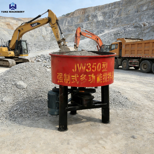 350L Betonmischer Pfannenmischer Trockenbeton-Mischmaschine Zement-Bodenmischer mit CE-Zertifizierung - Product Image 1