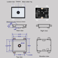 Lecteur Qr-code avec Kurir Pda 5g Kiowk Ethernet Poe support vertical mince toujours sur serveur 1d intégré lecteur Qr-code