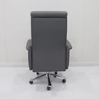 Chaise de bureau ergonomique en cuir pour PDG, chaise de direction moderne pivotante de luxe, chaises de président en PU, personnalisation d'usine