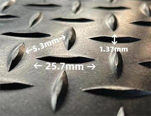 Alfombrilla de goma resistente al desgaste de gran oferta con diseño de diamante y <span class=keywords><strong>sauce</strong></span> - Product Image 4