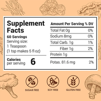 Café instantané aux champignons BSTBIO 10 en 1, mélange de Crinière de lion, Cordyceps, Queue de dinde, Reishi et Arabica