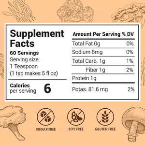 BSTBIO 10 in 1 leoni criniera Cordyceps coda di tacchino Reishi misto Arabica caffè ai funghi istantanei - Product Image 3