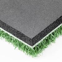 Tapis d'entraînement de golf professionnel pour l'enseignement et la pratique, avec alignement, épaisseur 30 mm, 150 cm x 150 cm