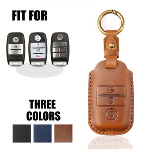 Estuche para llaves de coche de cuero genuino, superventas, adecuado para Hyundai, Kia, Sportage, Carnival, Forte, accesorios para coche al por mayor - Product Image 1