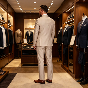 Ensemble de costume 3 pièces pour <span class=keywords><strong>homme</strong></span> 2026 : Blazer + Gilet + Pantalon, <span class=keywords><strong>Tenue</strong></span> de <span class=keywords><strong>mariage</strong></span> professionnelle européenne et américaine, Vêtements de cérémonie d'affaires - Product Image 6