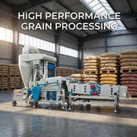 Séparateur gravimétrique 15BXM, capacité de 7 à 10 tonnes par heure, nettoyeur de graines par gravité spécifique avec tamis pour le traitement des céréales