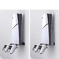Support mural en métal GP-531 pour manette de jeu PS PS5 Slim, support de rangement