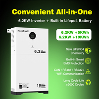 Système d'énergie solaire hybride hors réseau 5KW 10KW 15KW Panneaux solaires avec batterie et onduleur Kit solaire complet pour la maison