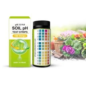 monitor soil ph test strips indicator for soil acidic,alkaline ph 3.5-9 grass,fruit,vegetable,planted soil analyser