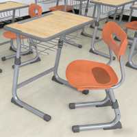 Ensemble Chaise et Table de Bureau Moderne Réglable de Haute Qualité pour Étudiants – Mobilier Scolaire Durable pour Salles de Classe du Lycée