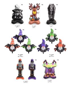 Calabaza Calavera Fantasma Murciélago Globos de papel de aluminio Banners Foil Swirls Tassels Spider <span class=keywords><strong>Web</strong></span> Creepy Cloth Props <span class=keywords><strong>para</strong></span> Happy Halloween Party Decor - Product Image 3