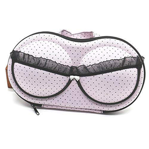 Travel <span class=keywords><strong>Storage</strong></span> Shaped Organizer Dessous Unterwäsche EVA Zip <span class=keywords><strong>Bag</strong></span> Case BH-Hülle - Product Image 3