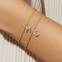 Collier Pendentif Lettres Dorées Exquises (26 Lettres) pour Création de Bijoux DIY, Accessoires Décoratifs, Vente en Gros