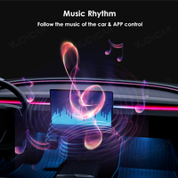 Pour Tesla Model 3 Highland 2023-2026, éclairage ambiant LED, lampes d'ambiance, éclairage arrière RGB pour l'intérieur de la voiture, modifications de la voiture
