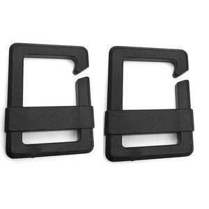 زحليقات ثلاثية مشابك شرائح مشابك إمساك حافة مخرشة بدون انزلاق أطواق مفتوحة مآزر أحزمة قابلة للتعديل - Product Image 6