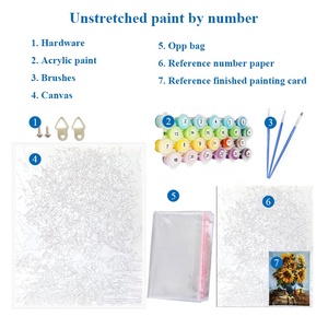 Avanzado personalizado lona arte Diy Kit de la mano de pintura por números dy - Product Image 2